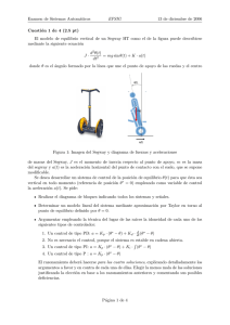 Examen de Sistemas Autom´ aticos EPSIG 13 de diciembre de 2006