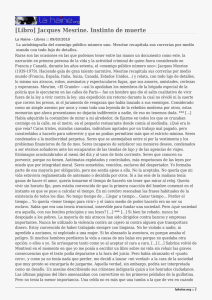 [Libro] Jacques Mesrine. Instinto de muerte