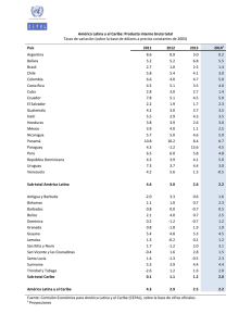 Descarga el cuadro: América Latina y el Caribe. Variación del producto interno bruto, 2011-2014»