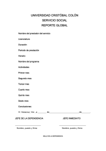 Reporte global