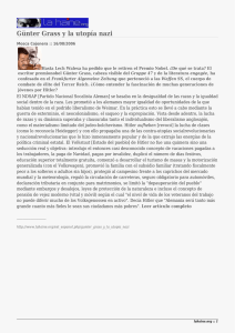 Günter Grass y la utopía nazi