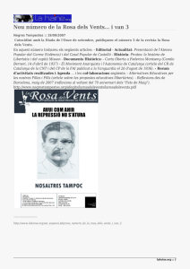 Nou número de la Rosa dels Vents... i van 3
