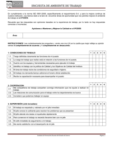 Resultado de evaluación