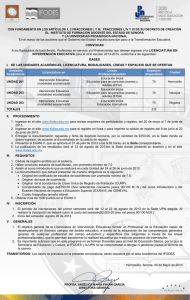 Proceso de Admisión UPN 2013