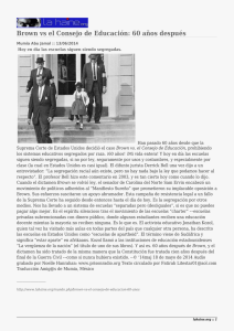 Brown vs el Consejo de Educación: 60 años después