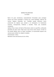 BARNIZ POLIURETANO AL AGUA