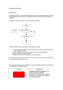 Diagrama de flujo.  Definición
