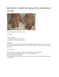 REPELENTE CASERO DE MOSQUITOS