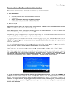 manual de particin de disco duro para 2 o ms sistemas operativos