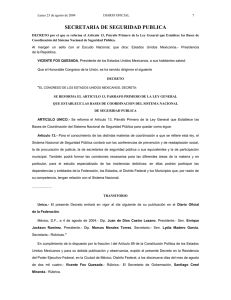 SECRETARIA DE SEGURIDAD PUBLICA