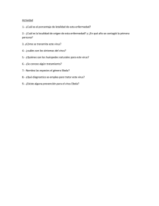 Actividad ebola