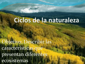 Ciclos de la naturaleza