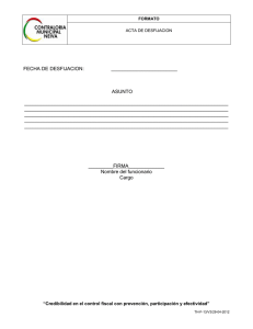 TH-F-13 ACTA DE DESFIJACION