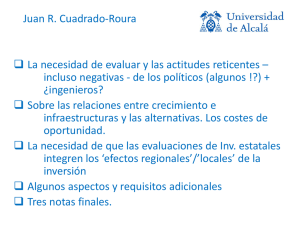 Juan R. Cuadrado-Roura - Evaluación Económica de Proyectos de