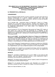 Reglamento Ley 29088 - Ministerio de Agricultura