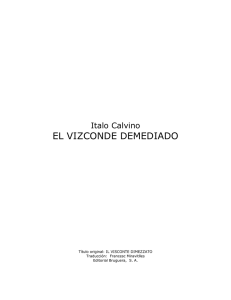 el vizconde demediado - Ecomundo Centro de Estudios
