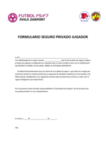 documento seguro medico privado