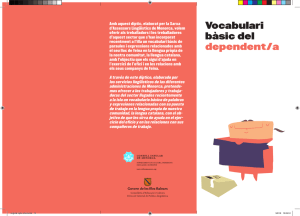 Vocabulari bàsic del dependent/a
