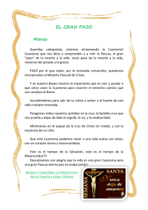 EL GRAN PASO Marzo