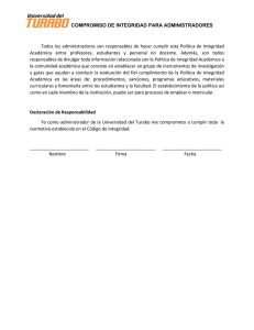 Todos los administradores son responsables de hacer cumplir esta