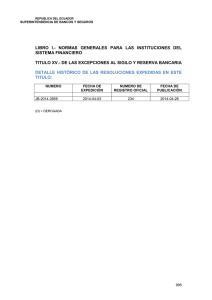 995 - Superintendencia de Bancos