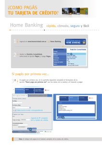Home Banking - Banco Ciudad