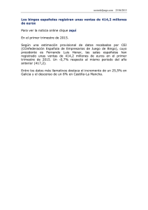 Los bingos españoles registran unas ventas de 414