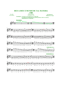 Deus amou o mundo de tal maneira (DO) (Sax Alto).