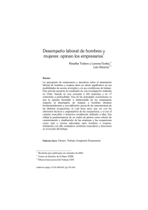 Desempeño laboral de hombres y mujeres: opinan los
