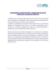 PROGRAMAS DE CAPACITACION Y FORMACION EN ALTOS