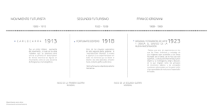 MoviMiento futurista segundo futurisMo franCo grignani