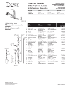 Illustrated Parts List Liste de pièces illustrée Lista