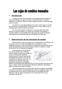 1. Introducción 2. Determinación de las relaciones de cambio