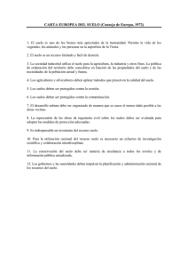 Carta Europea del Suelo