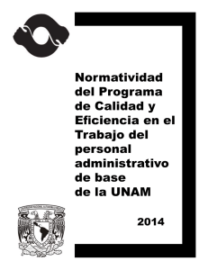 Normatividad del Programa de Calidad y Eficiencia en el