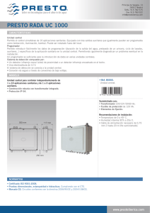 PRESTO RADA UC 1000