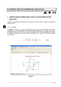 8.3 Modelo ideal del amplificador operacional - e