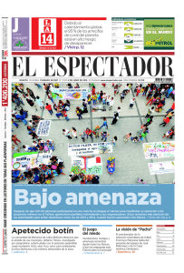 Bajo amenaza - El Espectador