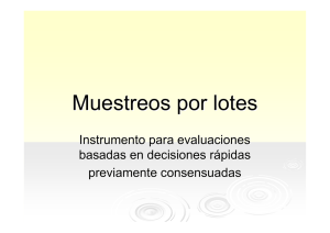 Muestreos por lotes