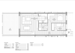 SALON COMEDOR COCINA 31,45 m2 1 PASILLO 11,97 m2 3