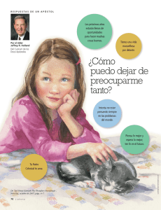 ¿Cómo puedo dejar de preocuparme tanto?