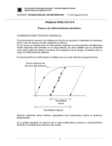 Ensayo de endurecimiento mecánico. - UTN