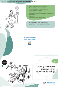 Seguridad Laboral: Actos y Condiciones Inseguras