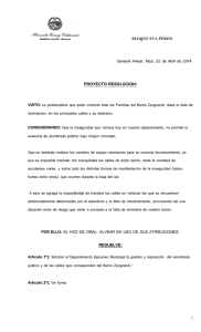 PROYECTO RESOLUCION: RESUELVE: