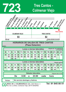 CO Tres Cantos - Colmenar Viejo