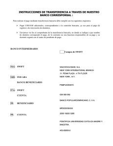 Instrucciones de Transferencia Bancaria para Pago Universitario