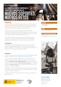 nuevos soportes, nuevos retos - Instituto del Patrimonio Cultural de