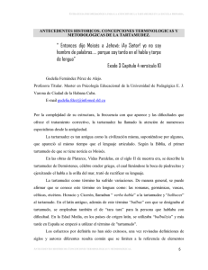 Intervención de la Tartamudez en Primaria