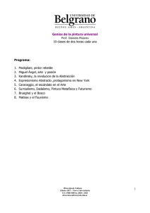 1 Genios de la pintura universal Prof. Daniela Pisarev 10 clases de
