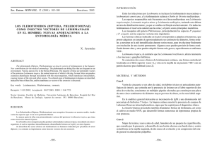 los flebotómidos (diptera, phlebotominae)